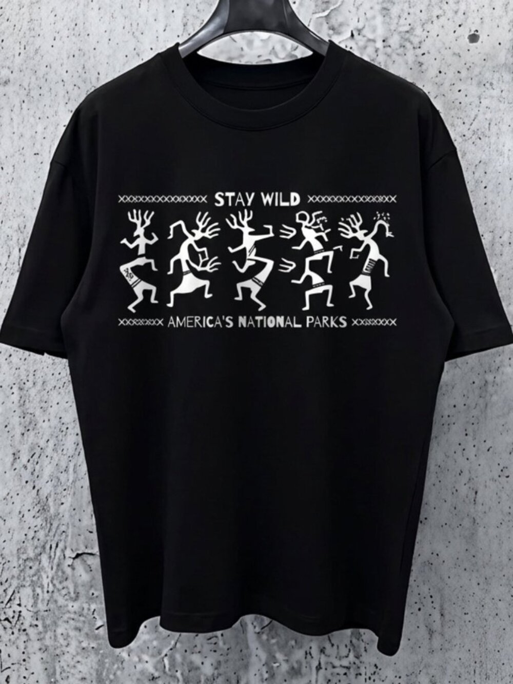 Stay Wild America’s National Parks Nature Hiking Adventure T-Shirt